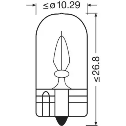 Žiarovka pre smerové svetlo 2821-2BL /OSRAM/ - obr. 2