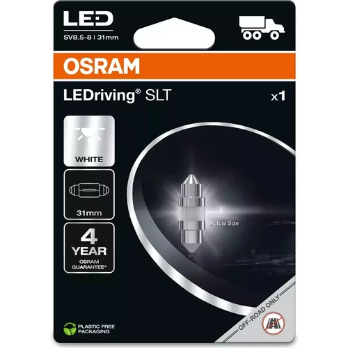 Žiarovka osvetlenia poznávacej značky OSRAM 6430DWP-1BL