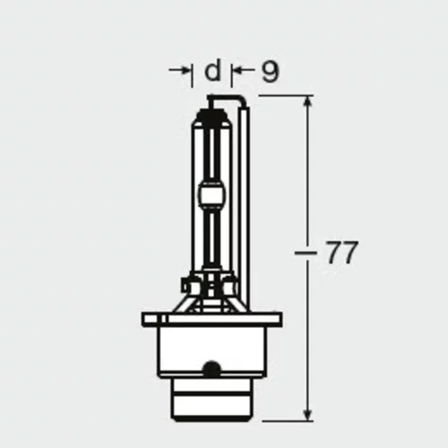 Žiarovka pre diaľkový svetlomet 66440CLC /OSRAM/ - obr. 2