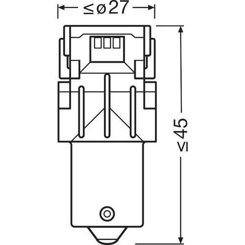 Žiarovka pre smerové svetlo OSRAM 7507DYP-2BL