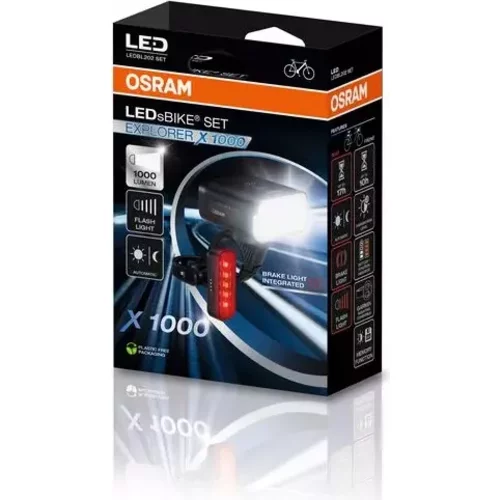 Súprava svetiel, bicykel OSRAM LEDBL202 SET