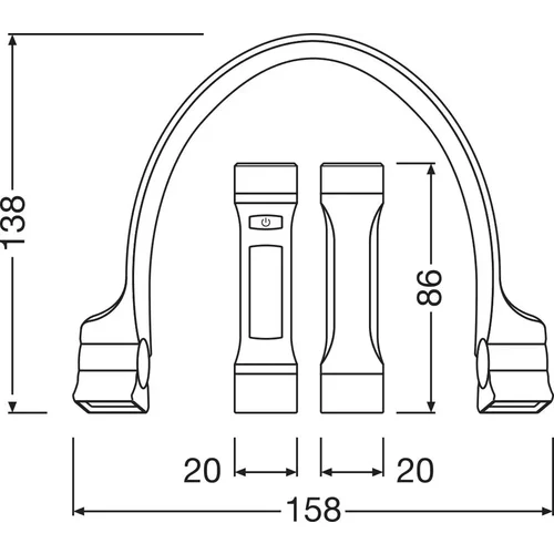 Ručné svetlo LEDIL413 /OSRAM/ - obr. 2