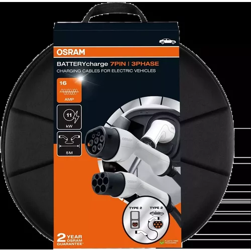 Nabíjací kábel, elektromobil OSRAM OCC21P05