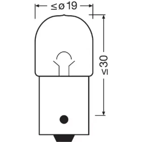 Žiarovka pre smerové svetlo 5008-2BL /OSRAM/ - obr. 2