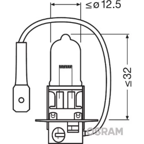 Žiarovka pre diaľkový svetlomet OSRAM 64151CBI-HCB