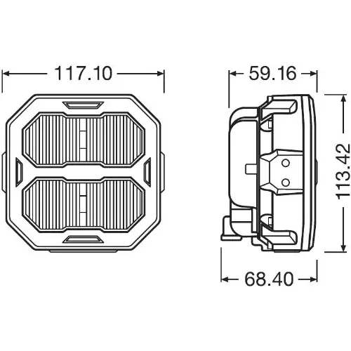 Pracovný svetlomet LEDPWL101-UW /OSRAM/ - obr. 1