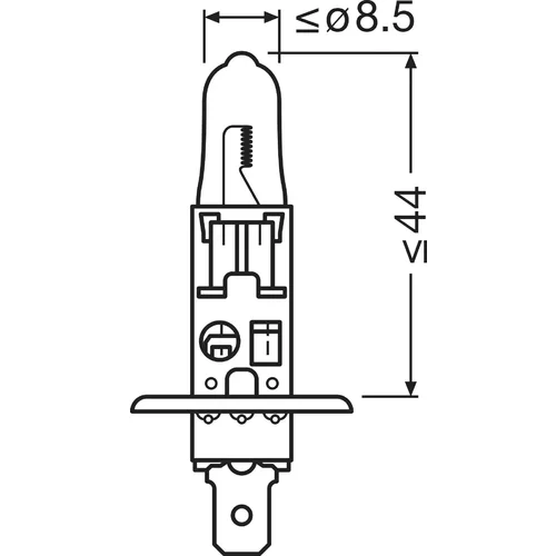 Žiarovka pre diaľkový svetlomet 64150NBS-1BL /OSRAM/ - obr. 2
