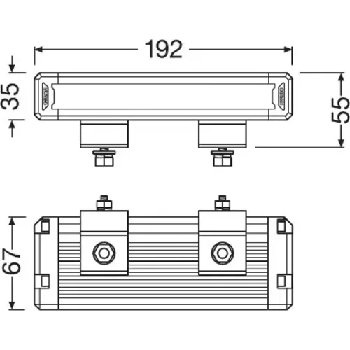 Diaľkový svetlomet LEDDL122-SP SR /OSRAM/ - obr. 2
