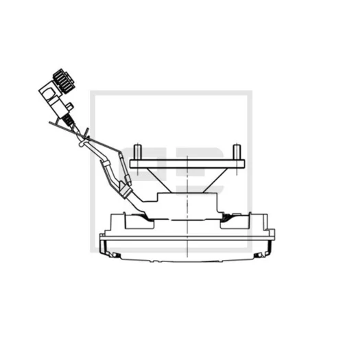 Spojka ventilátora chladenia 010.345-00A (PE Automotive) - obr. 1