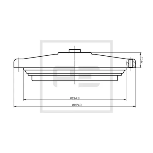Spojka ventilátora chladenia PE Automotive 010.341-00A
