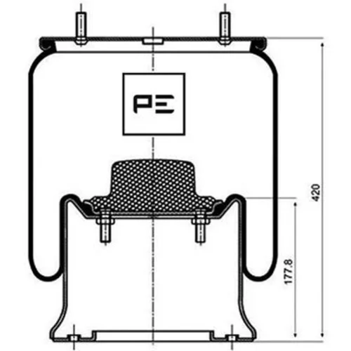 Mech pneumatického pruženia PE Automotive 084.101-72A
