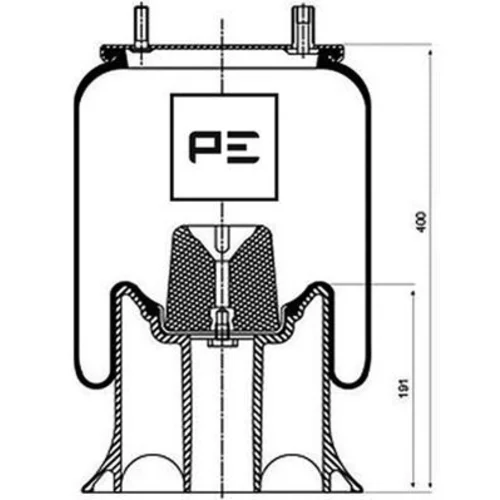 Mech pneumatického pruženia PE Automotive 084.106-73A