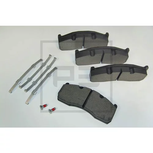 Sada brzdových platničiek kotúčovej brzdy PE Automotive 086.334-00A