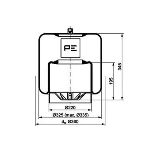 Mech pneumatického pruženia PE Automotive 084.115-74A