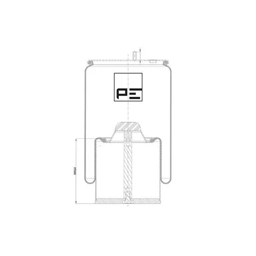 Mech pneumatického pruženia 084.478-72A (PE Automotive) - obr. 1