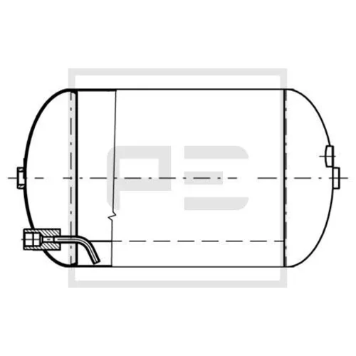 Zásobník vzduchu pre pneumatický systém PE Automotive 146.511-00A