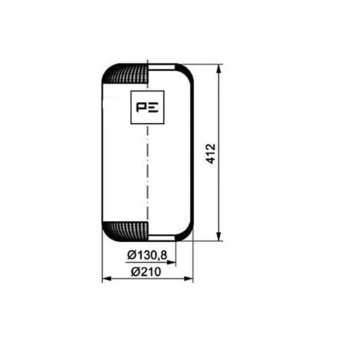 Mech pneumatického pruženia PE Automotive 084.033-70A