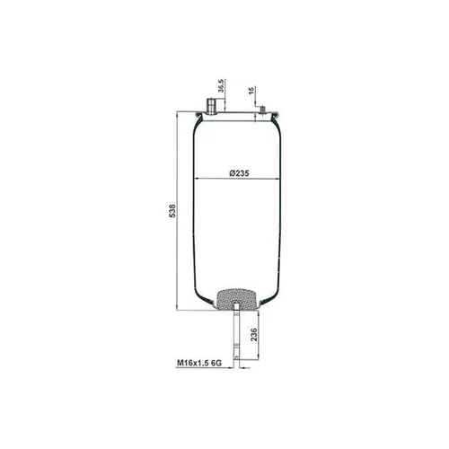 Mech pneumatického pruženia PE Automotive 084.120-71A