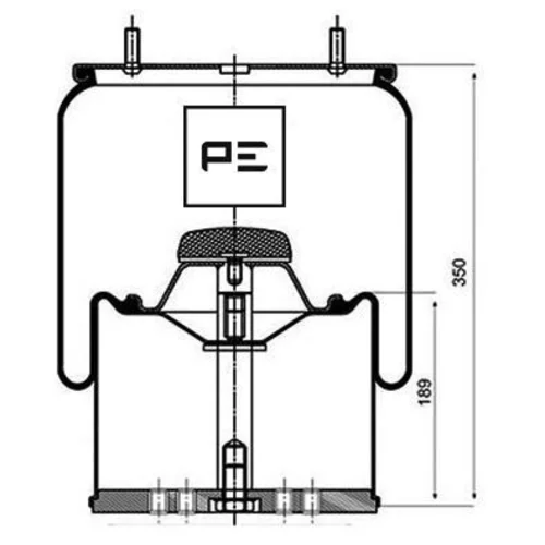 Mech pneumatického pruženia 084.059-72A (PE Automotive)