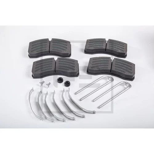 Sada brzdových platničiek kotúčovej brzdy PE Automotive 086.343-00A