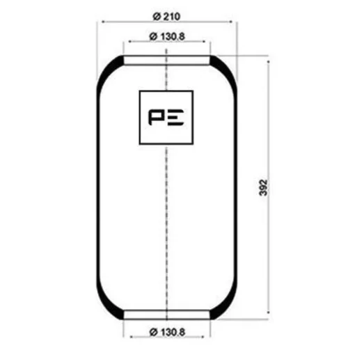 Mech pneumatického pruženia 084.007-70A (PE Automotive)