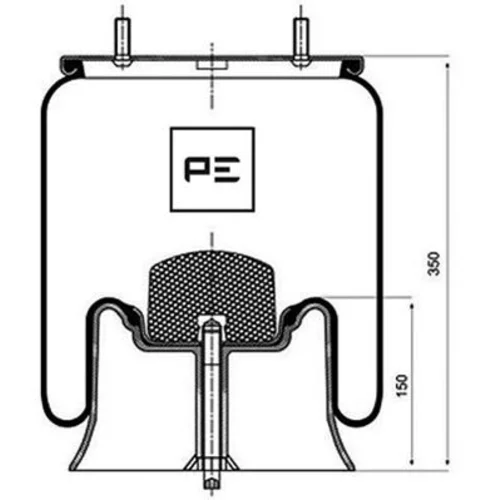 Mech pneumatického pruženia PE Automotive 084.100-73A