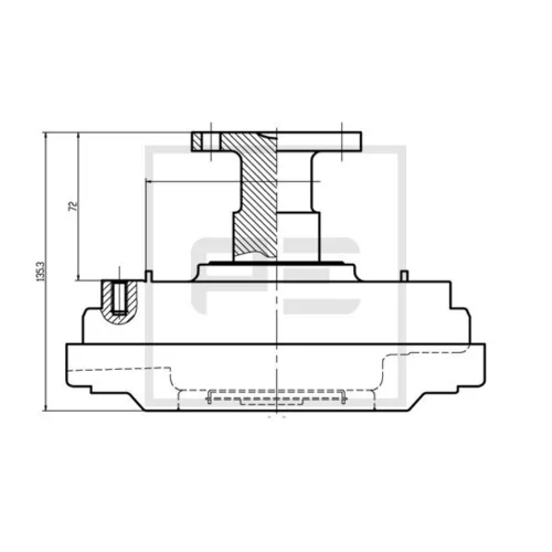 Spojka ventilátora chladenia PE Automotive 010.334-00A