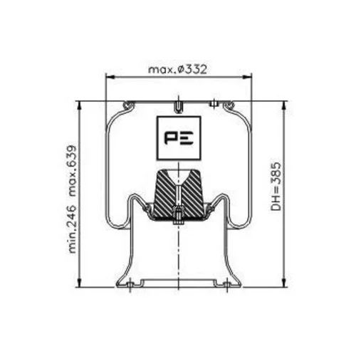 Mech pneumatického pruženia PE Automotive 084.182-71A