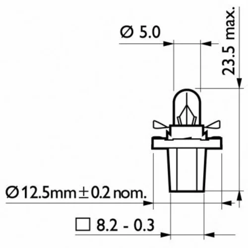 žiarovka 12598B2 /PHILIPS/ - obr. 2