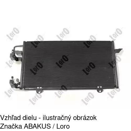 Chladiče klimatizácie 1308K8C2S /POLCAR/ - obr. 1