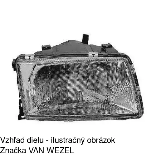 Hlavný reflektor 131509-E /POLCAR/ - obr. 2