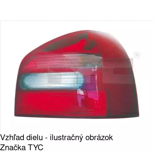 Zadné svetlo POLCAR 132387-S