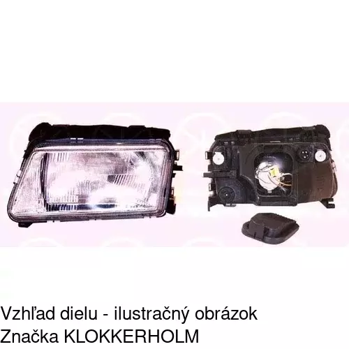 Hlavný reflektor 132410-E /POLCAR/ - obr. 1