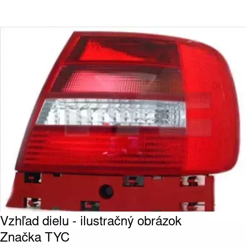 Zadné svetlo POLCAR 132587-E