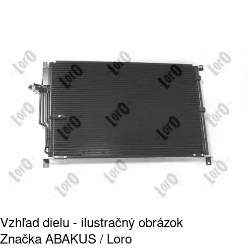 Chladiče klimatizácie 1329K8C1 /POLCAR/ - obr. 1