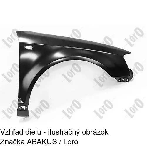 Predný blatník 133102-J /POLCAR/ - obr. 2