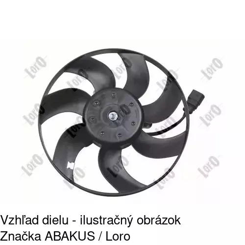 Ventilátor bez krytu / podpery 133123U5-1Q /POLCAR/ - obr. 5