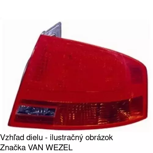 Zadné svetlo 1335880E /POLCAR/ - obr. 3