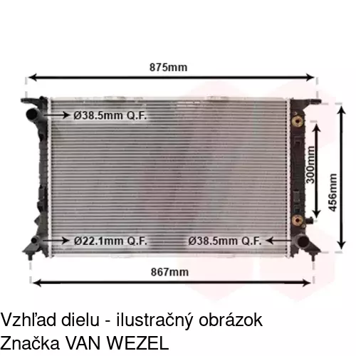 Chladiče vody 133708-2 /POLCAR/ - obr. 5