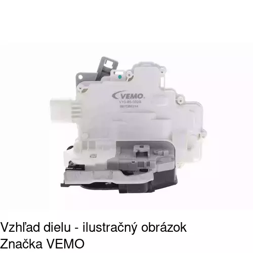 Vnútorná zámka dverí 1337ZC-3 /POLCAR/ - obr. 1