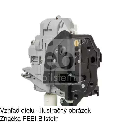 Vnútorná zámka dverí POLCAR 1337ZC-4
