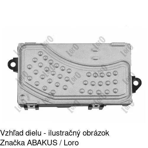 Ovládače klimatizácie 1338KST-1 /POLCAR/ - obr. 3