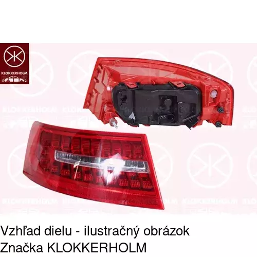 Zadné svetlo 133987-V /POLCAR/