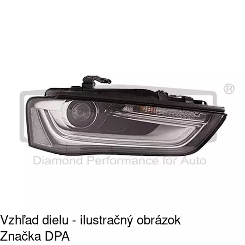 Hlavný reflektor 13D1101U /POLCAR/ - obr. 5