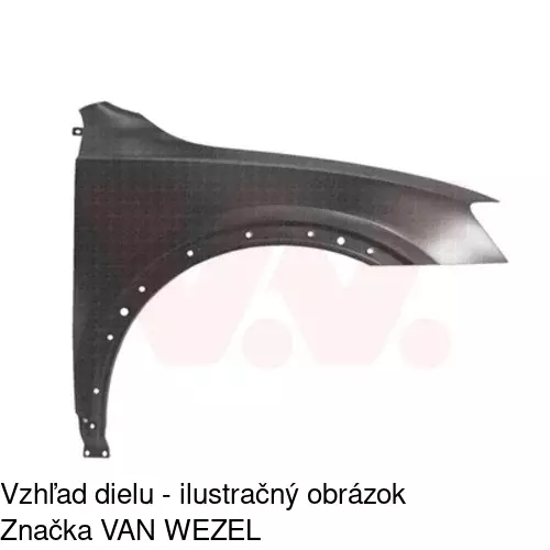 Predný blatník 13X102 /POLCAR/ - obr. 1
