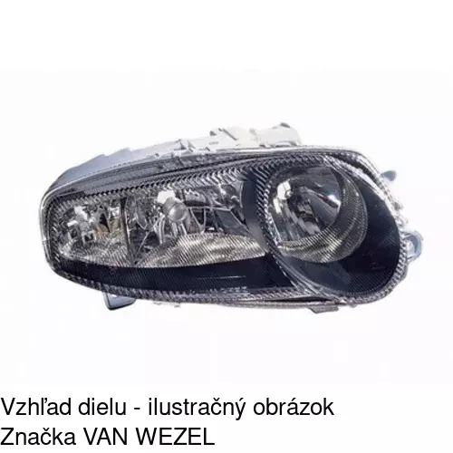 Hlavný reflektor 1404106E /POLCAR/ - obr. 3