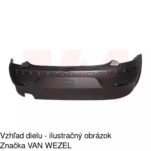 Zadný nárazník 140496 /POLCAR/ - obr. 1