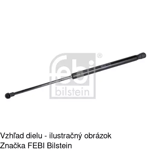 Plynová pružina 1404AB /POLCAR/ - obr. 1