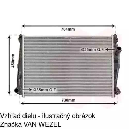 Chladiče vody 1411081X /POLCAR/ - obr. 3