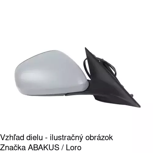 Rám vonkajšieho zrkadla 141155PM /POLCAR/ - obr. 5